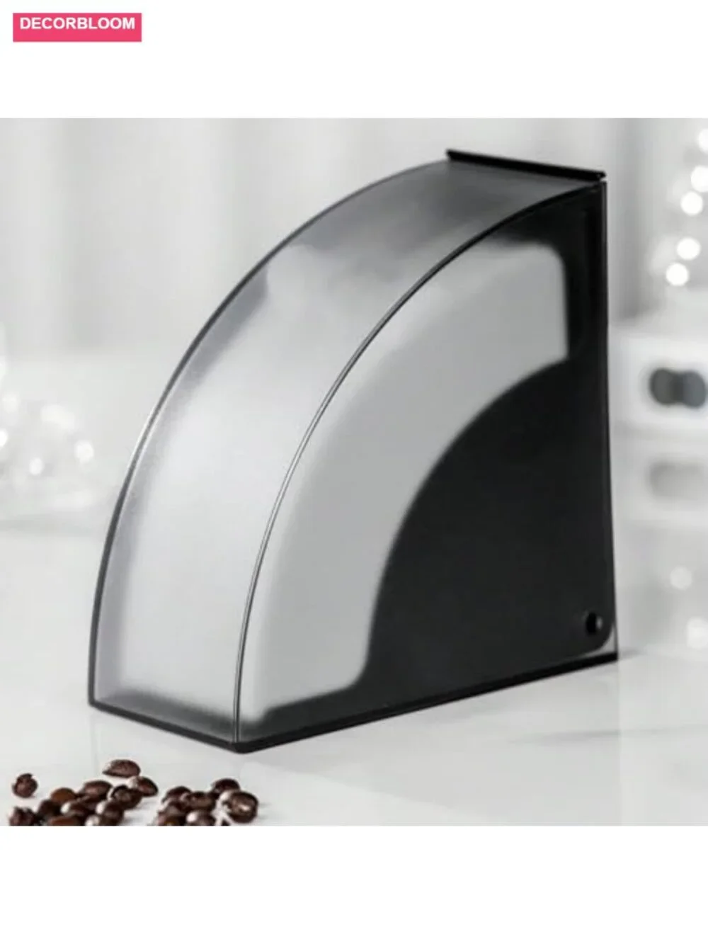 Coffee Filter Holder Durable Plastic Storage Container for Countertop